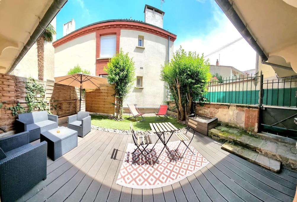 Appartamento T2 Cosy & Garden - Hypercentre - Gare - Wifi Tolosa Esterno foto